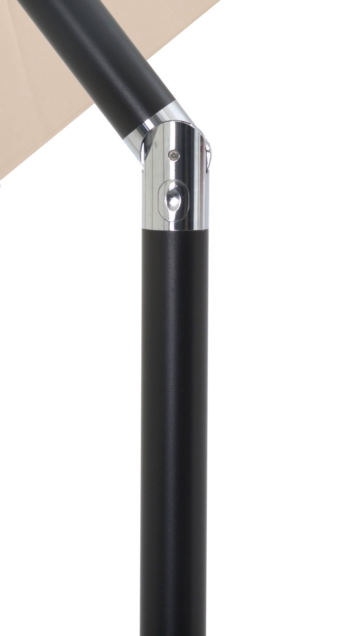 Fiji - Aluminum Patio Umbrella With Round White And Black Base