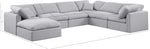 Indulge - Linen 7 Piece Modular Sectional