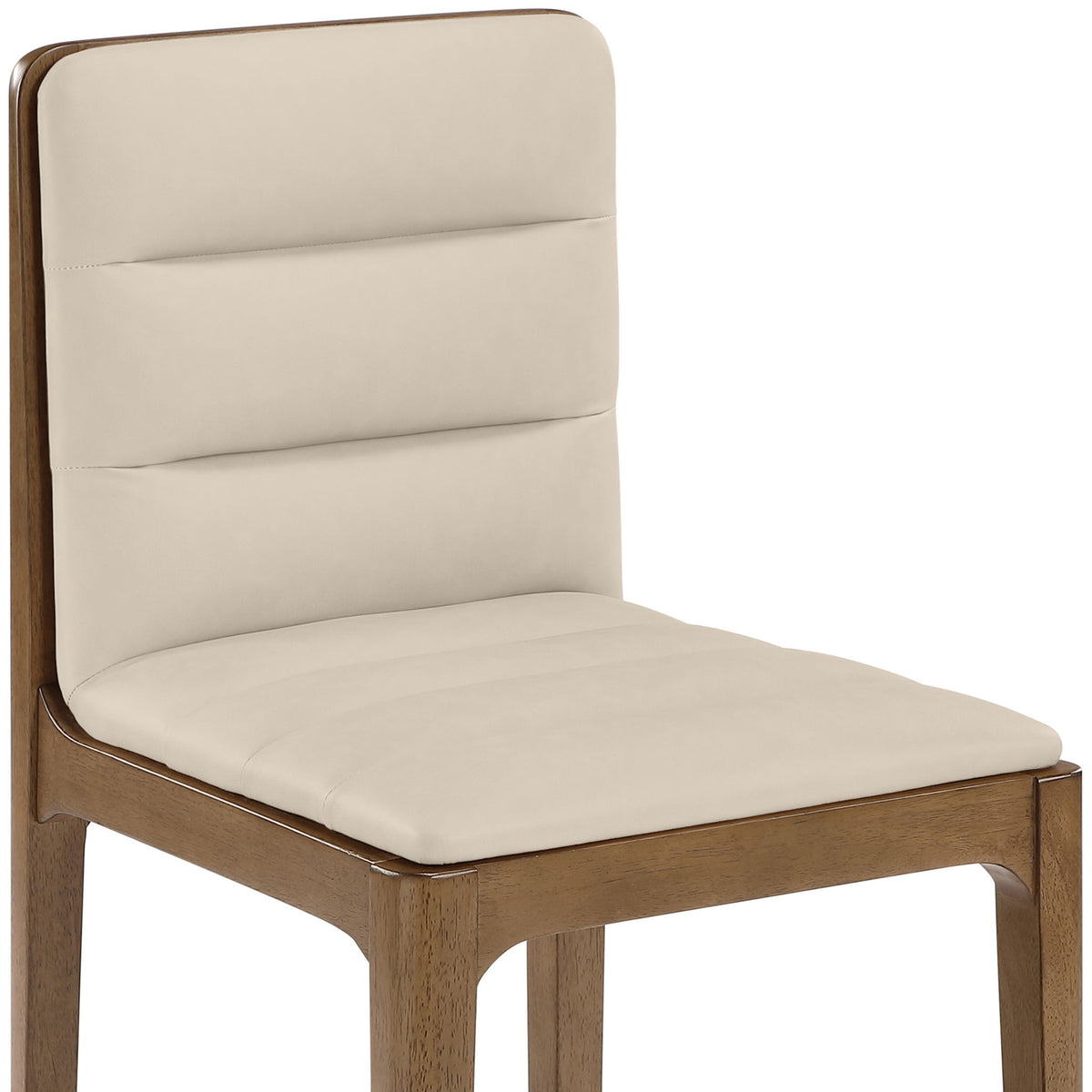 Ellis - Vegan Leather Upholstered Dining Chair (Set of 2) - Brown Base