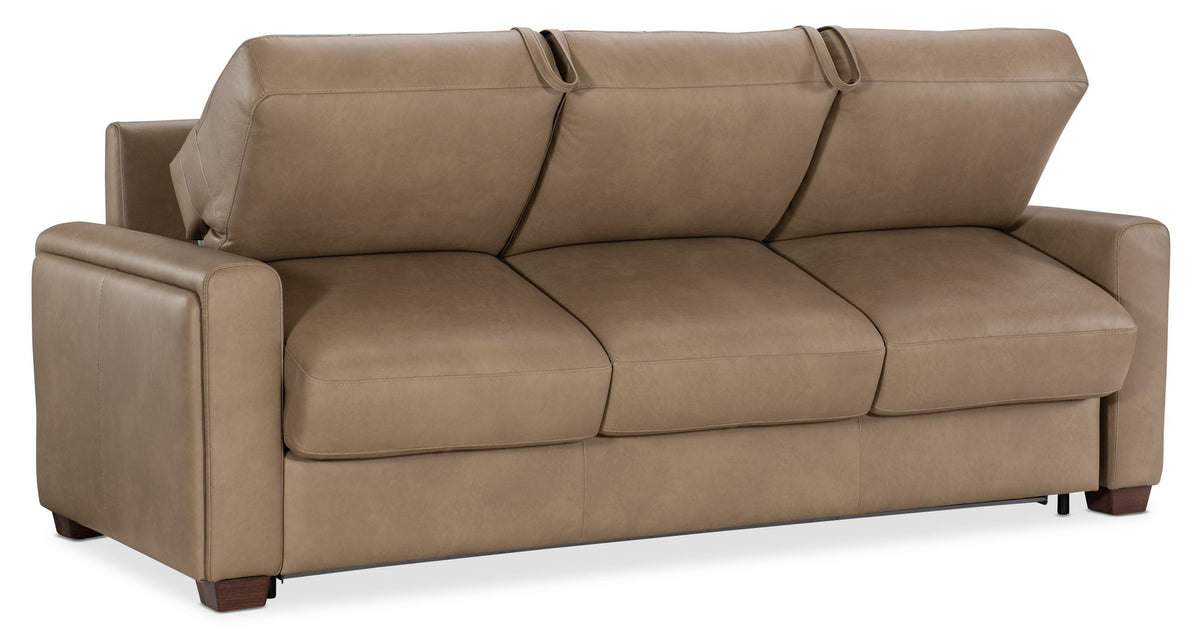 SS - Griffin Queen Sleeper Sofa - Light Brown