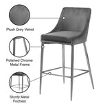 Karina - Stool with Chrome Legs (Set of 2)