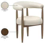 Sable - Vegan Leather Upholstered Dining Chair (Set of 2) - Brown Base