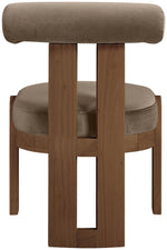 Arienzo - Performance Fabric Upholstered Dining Chair (Set of 2) - Walnut Base
