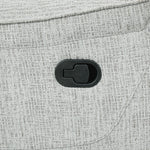 Chablis - Glider Recliner With Heat And Massage - Mist Gray