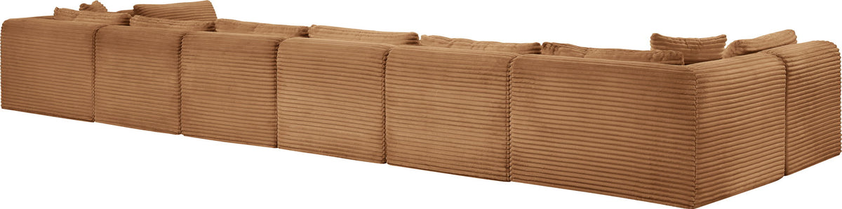 Shaggy - Fabric 8 Piece Modular U-Shaped Armless Sectional
