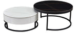 B038 - Coffee Table - White / Black