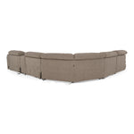 Ambler - Modern Brown Fabric Sectional Sofa w/ 2 Power Recliners Left Facing Chaise by VIG Furniture - View 7