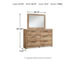 Hyanna - Dresser, Mirror - Tan
