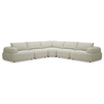 Evans - Contemporary Off-White Fabric Modular Sectional Sofa by VIG Furniture - View 1
