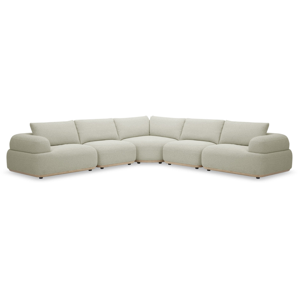 Evans - Contemporary Off-White Fabric Modular Sectional Sofa by VIG Furniture - View 1