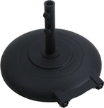 Fiji - Aluminum Patio Umbrella With Round Black Base