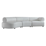 Stuart - Contemporary White Leather Left Facing Chaise Sectional Sofa by VIG Furniture - View 2