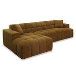Shapiro - Modern Brown Fabric Sectional Sofa w/ Left Facing Chaise by VIG Furniture - View 2