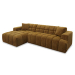 Shapiro - Modern Brown Fabric Sectional Sofa w/ Left Facing Chaise by VIG Furniture - View 3