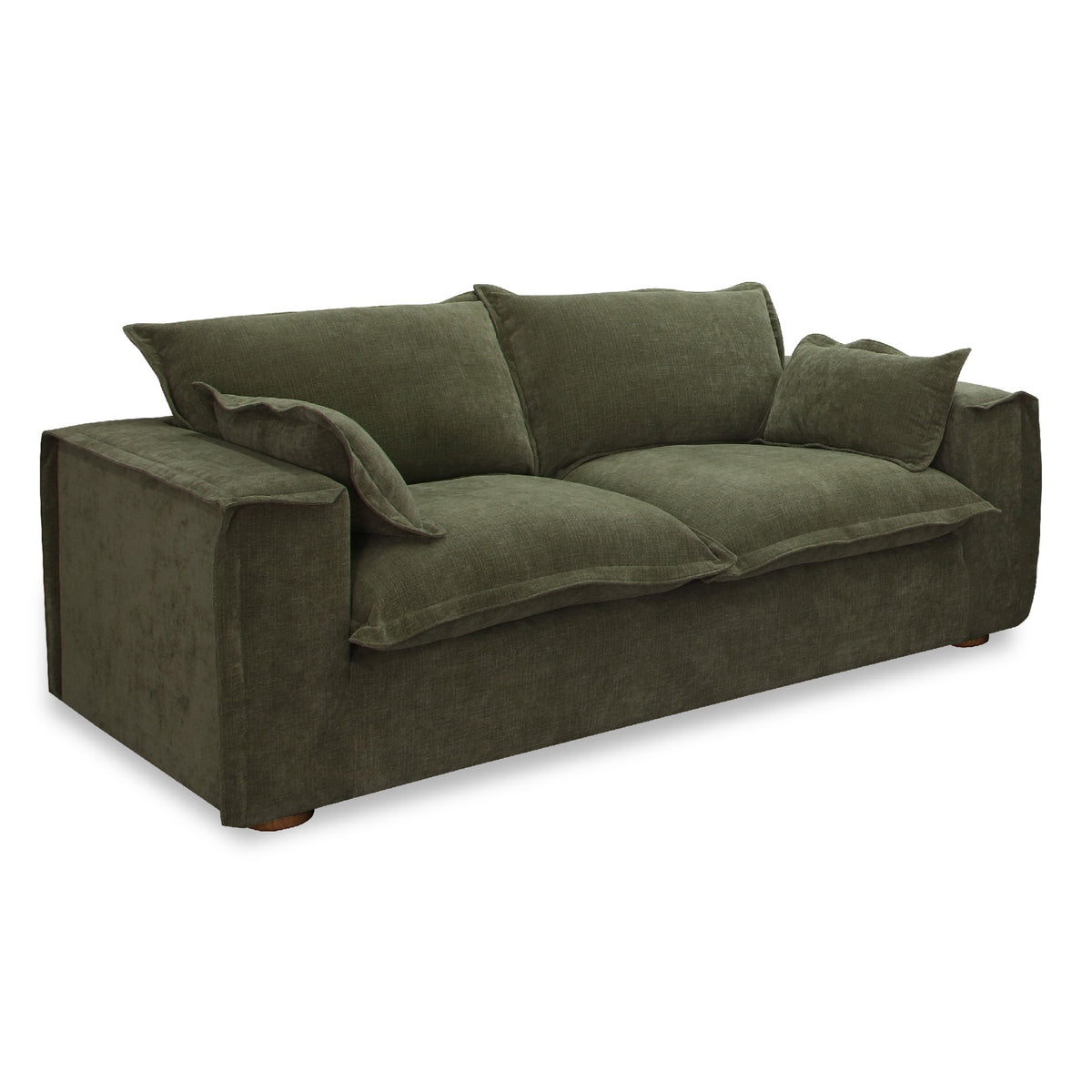 Durbin - Modern Green Fabric Loveseat by VIG Furniture - View 2