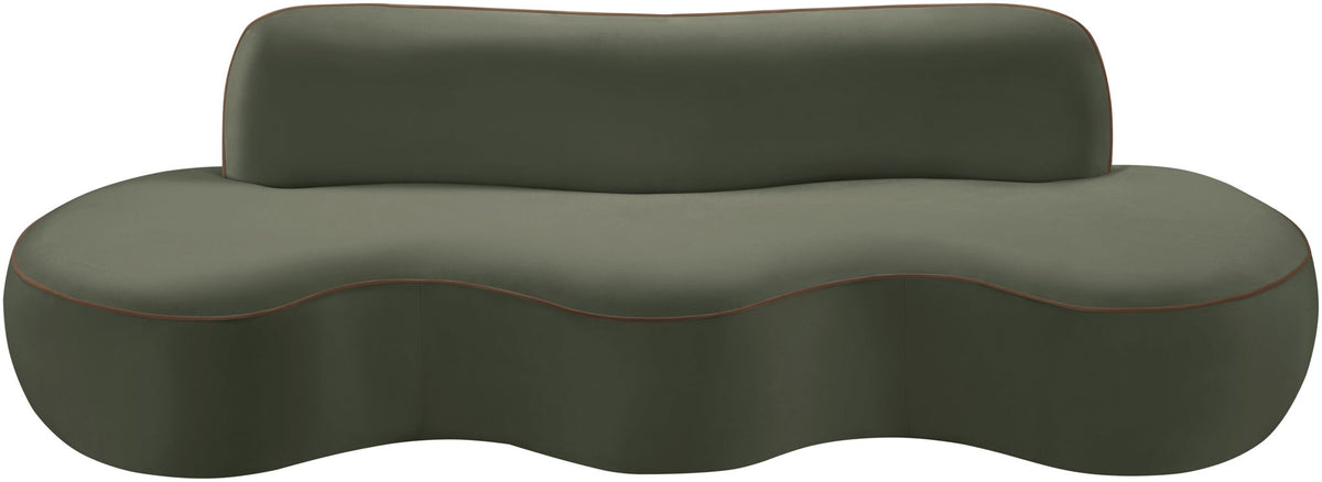 Swerve - Velvet 101" Upholstered Sofa