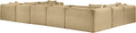 Shaggy - Fabric 9 Piece Modular U-Shaped Sectional