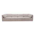 Gene - Modern Light Grey Fabric Modular Sectional Sofa-4-Piece Sectional by VIG Furniture - View 1