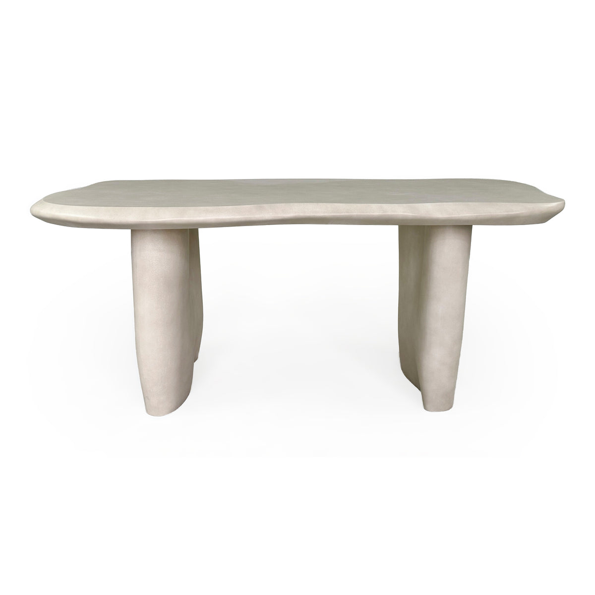 Nouveau Slone - Modern Beige Concrete Dining Table by VIG Furniture - View 1