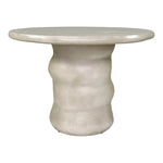 Nouveau Sosso - Modern Beige Round Concrete Dining Table by VIG Furniture - View 1