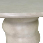 Nouveau Sosso - Modern Beige Round Concrete Dining Table by VIG Furniture - View 3