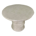 Nouveau Sosso - Modern Beige Round Concrete Dining Table by VIG Furniture - View 2