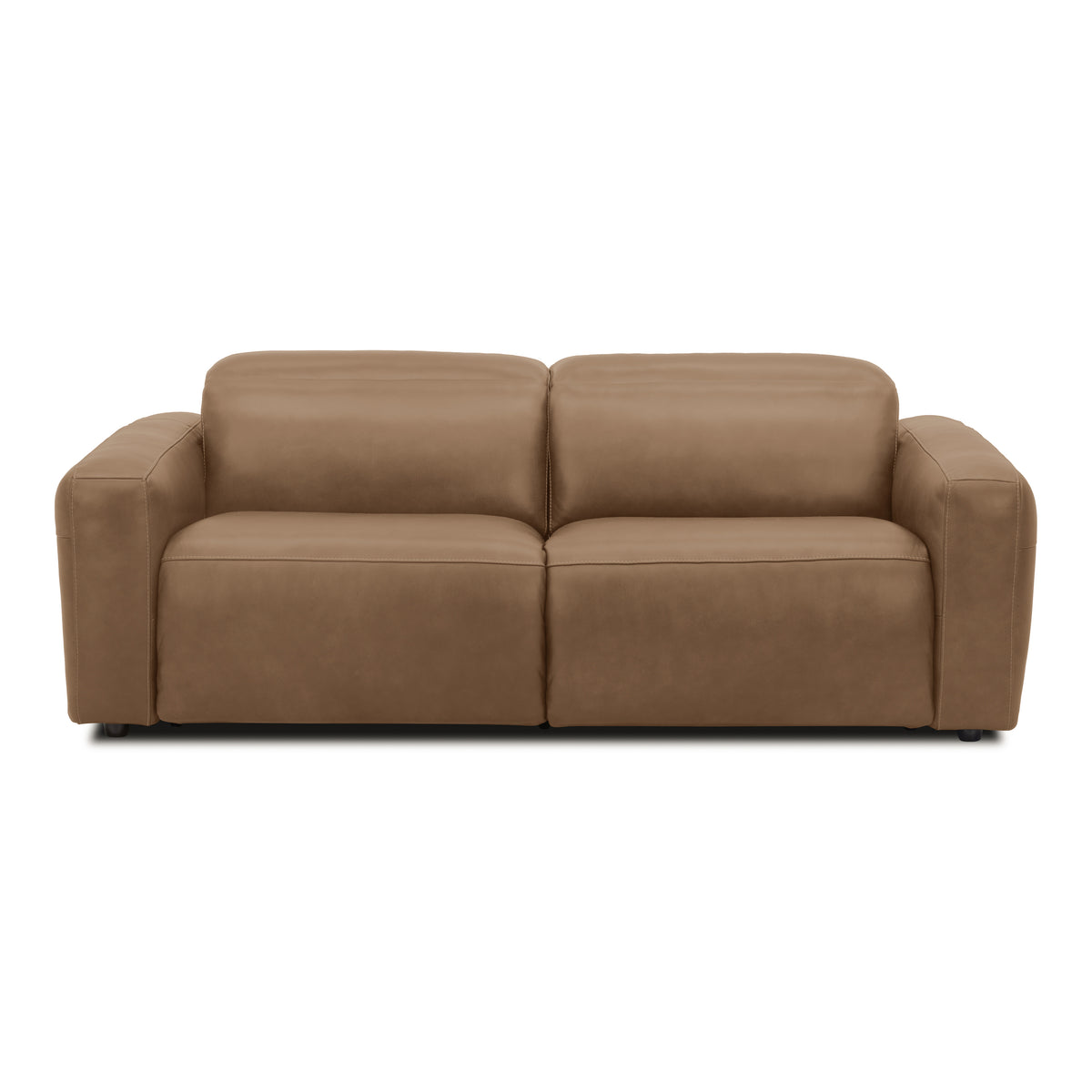 Nouveau Jessop - Modern Brown Leather Sofa 2 Recliners by VIG Furniture - View 1