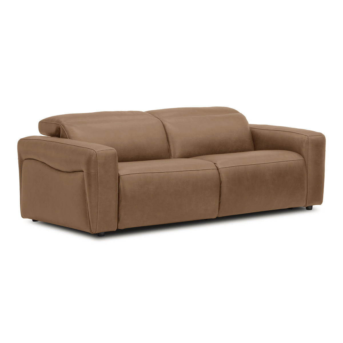 Nouveau Jessop - Modern Brown Leather Sofa 2 Recliners by VIG Furniture - View 2