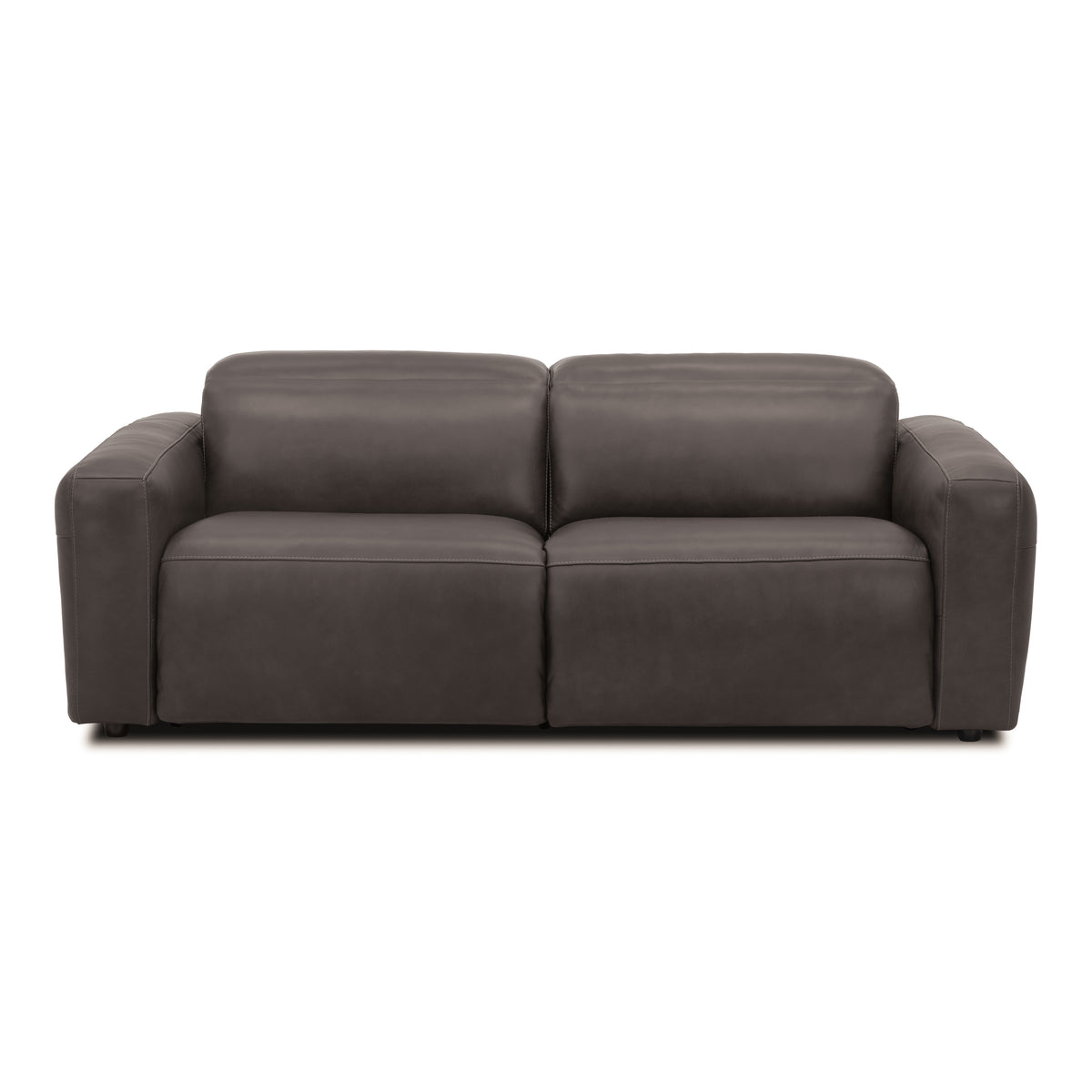 Nouveau Jessop - Modern Dark Grey Leather Sofa 2 Recliners by VIG Furniture - View 1