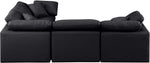 Indulge - Faux Leather 4 Piece Modular Corner Sectional