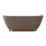 Granby - Glam Taupe Fabric and Gold Loveseat by VIG Furniture - View 5