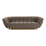 Granby - Glam Taupe Fabric and Gold Fabric Sofa by VIG Furniture - View 1