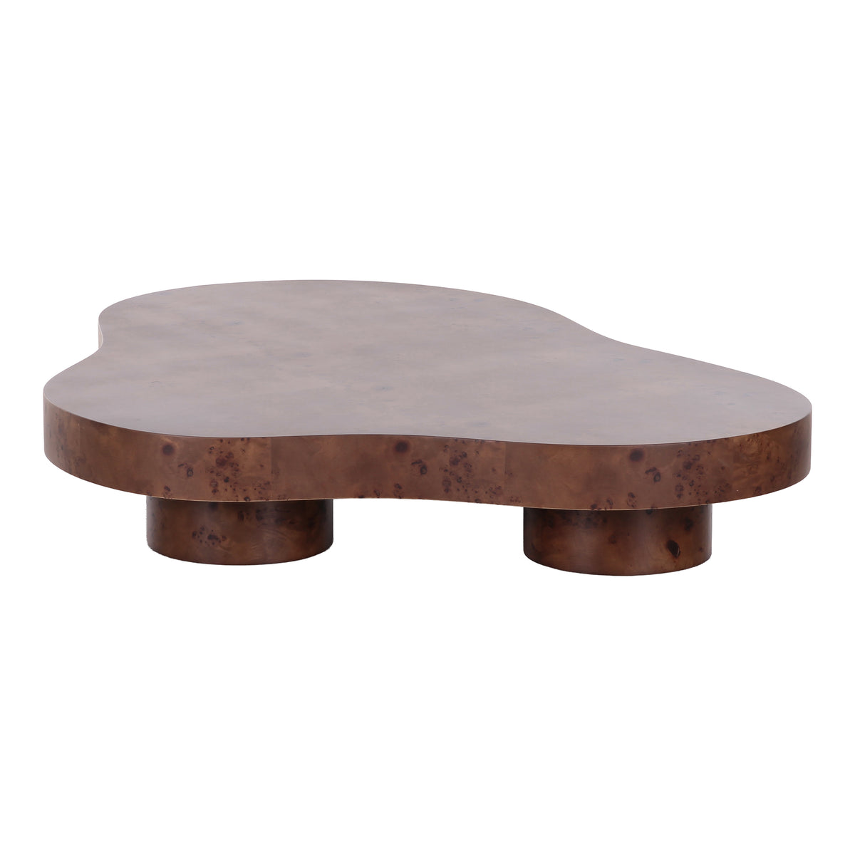 Nouveau Larch - Modern Dark Burl Nesting Table Set by VIG Furniture - View 2