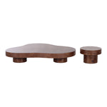 Nouveau Larch - Modern Dark Burl Nesting Table Set by VIG Furniture - View 1