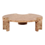 Nouveau Nasrin - Modern Burl Round Coffee Table by VIG Furniture - View 1