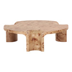 Nouveau Nasrin - Modern Burl Round Coffee Table by VIG Furniture - View 2