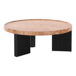 Nouveau Reza - Modern Burl + Black Nesting Coffee Table Set by VIG Furniture - View 6