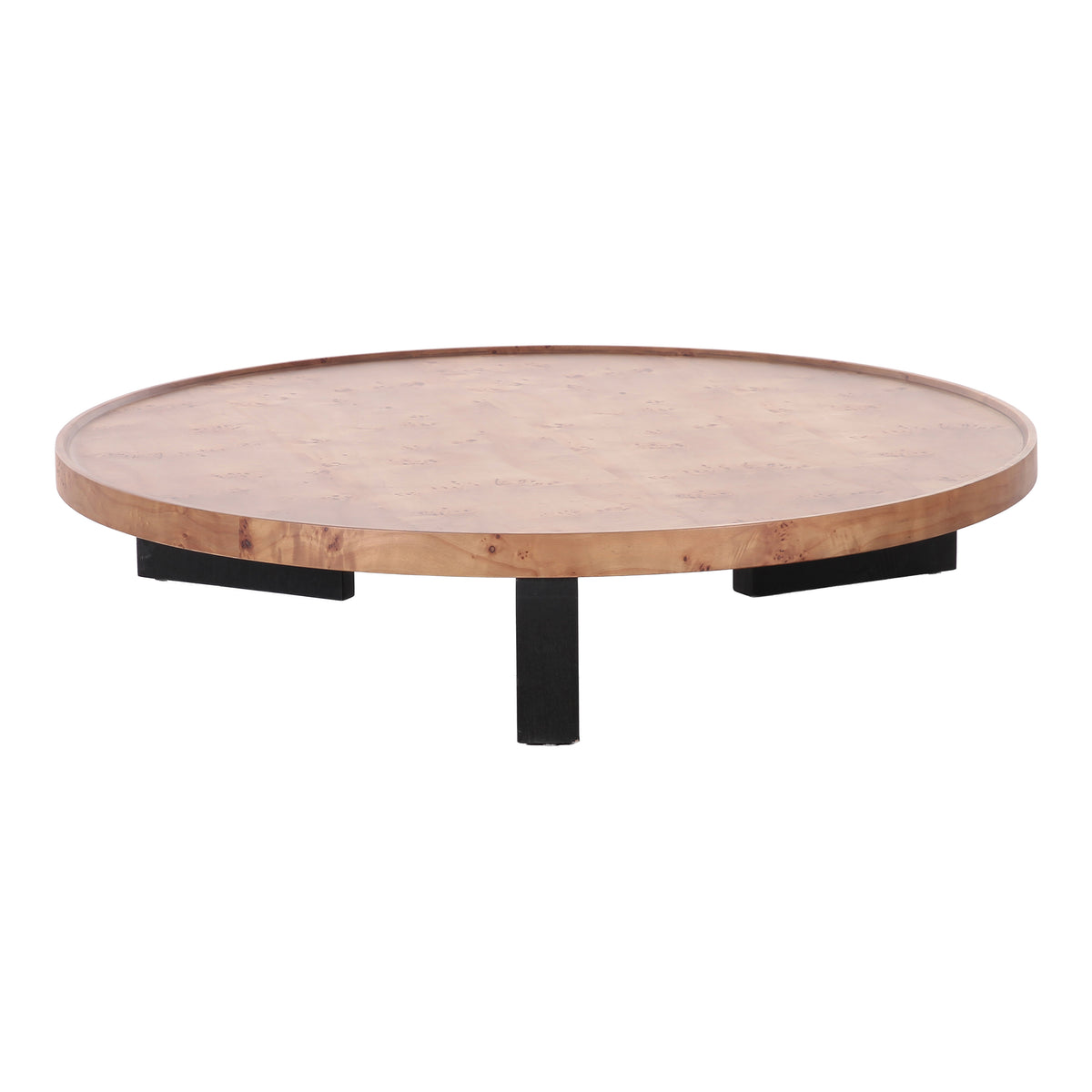 Nouveau Reza - Modern Burl + Black Nesting Coffee Table Set by VIG Furniture - View 3