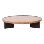 Nouveau Reza - Modern Burl + Black Nesting Coffee Table Set by VIG Furniture - View 4
