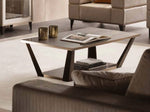 ArredoAmbra - Coffee Table - Beige / Dark Brown