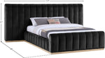 Amara - Velvet Upholstered Bed