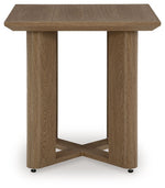 Serene Bay - Square End Table - Dark Brown