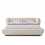 Eastern King Nouveau Pasha - Modern Cream Fabric Bed by VIG Furniture - View 1