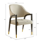 Manhattan Collette - Wood Upholstered Armchair