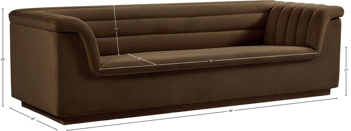 Cascade - Velvet Sofa