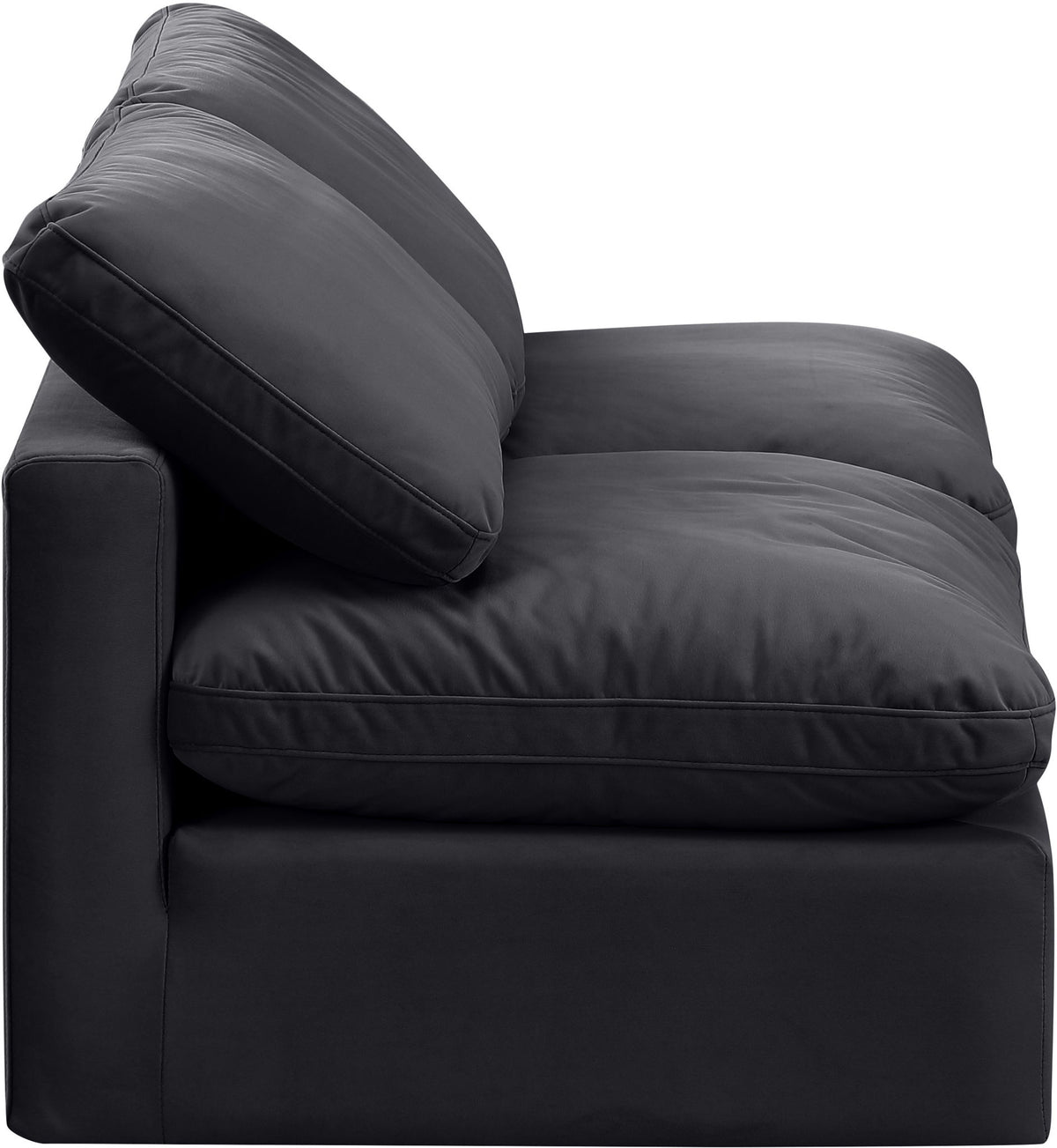 Indulge - Velvet 2 Seat Modular Armless Sofa