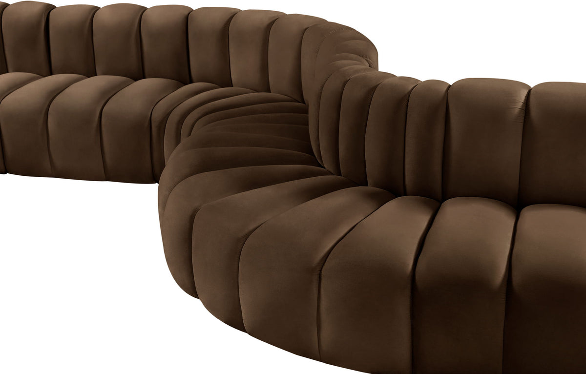 Arc - Velvet 7 Piece Modular Sofa