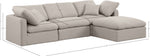 Indulge - Linen 4 Piece Modular Sectional With Chaise