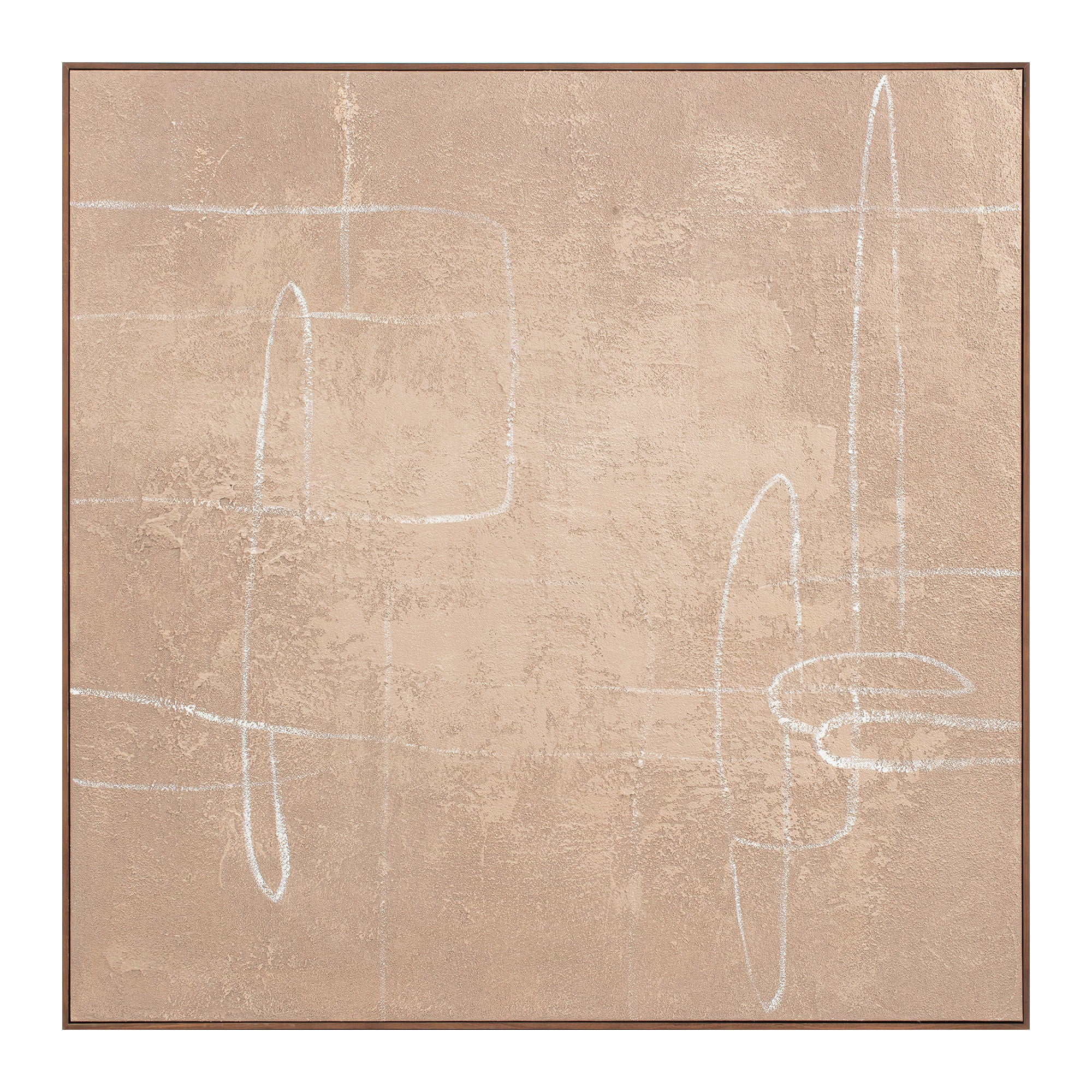 Notion - Canvas Art - Light Brown