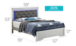 Glory Furniture - Lorana - Bed With LED